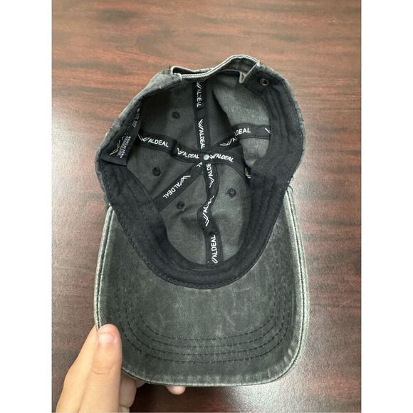 Aldeal Boys Fishing Flag Black Baseball Hat - Picture 3 of 4